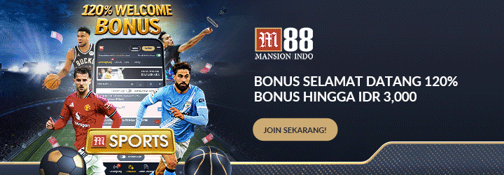 Animasi banner promosi M88 Sports dan Casino
